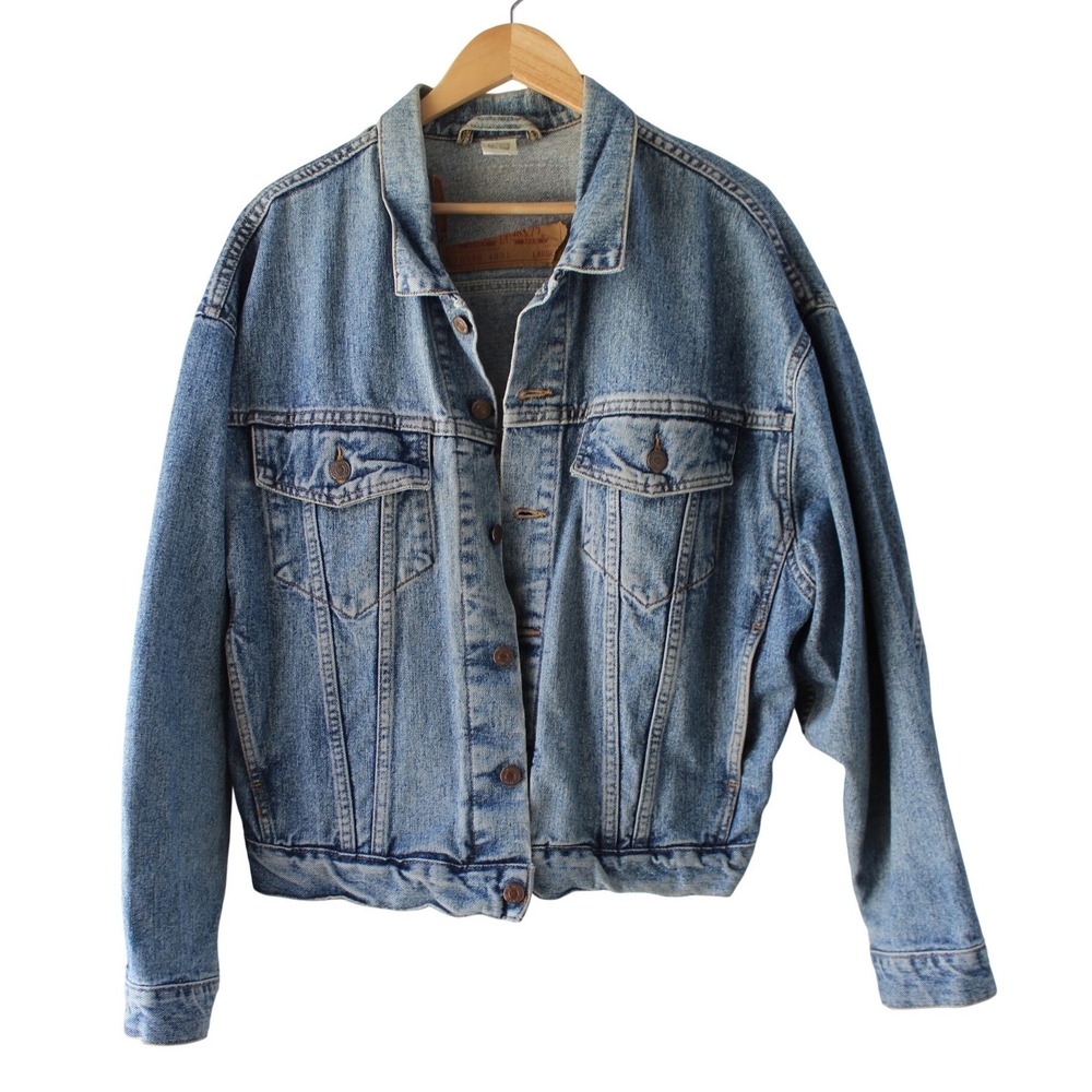 Vintage Levis 90s Trucker Denim Jacket‎ Mens Size Large 70598-4891